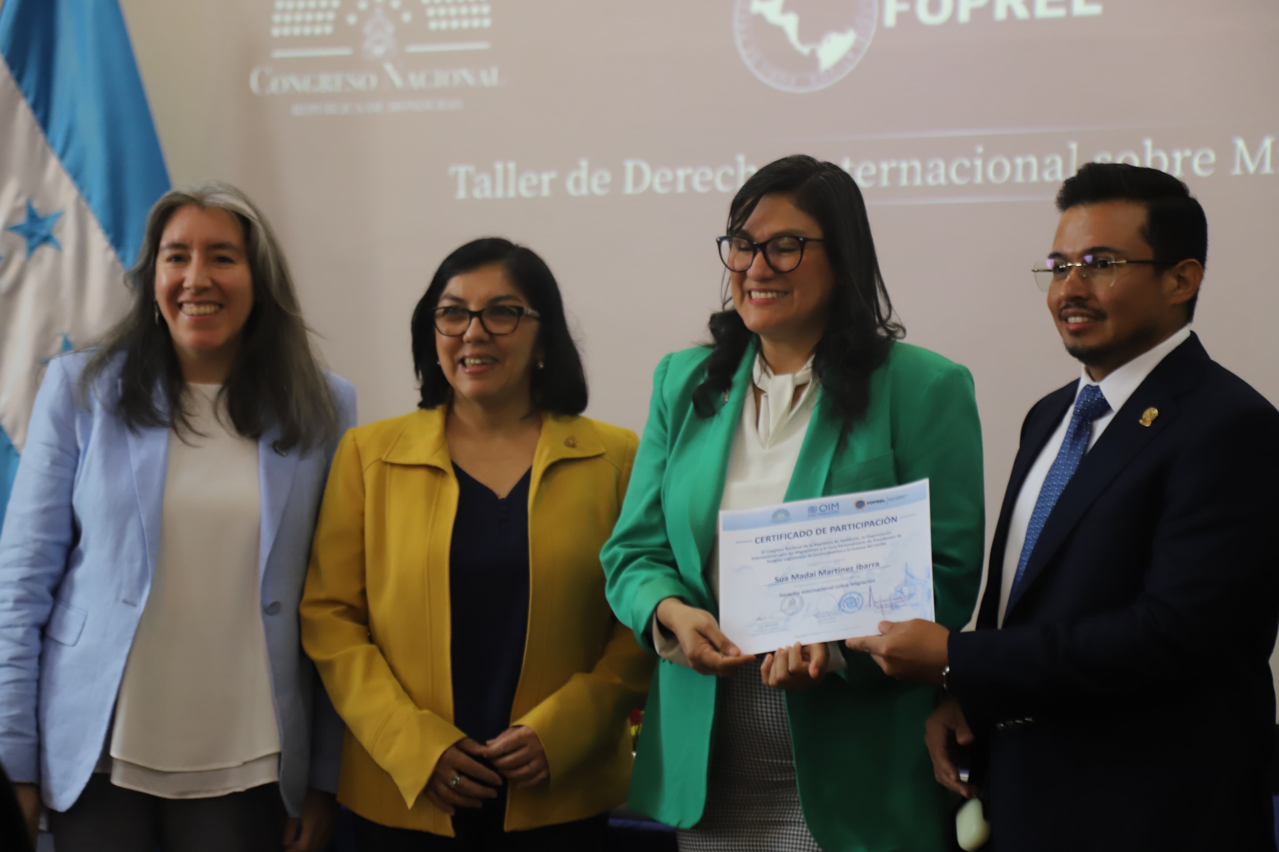Finalizó con éxito el Taller de Derecho Internacional sobre Migración desarrollado por el CN, Foprel y OIM 